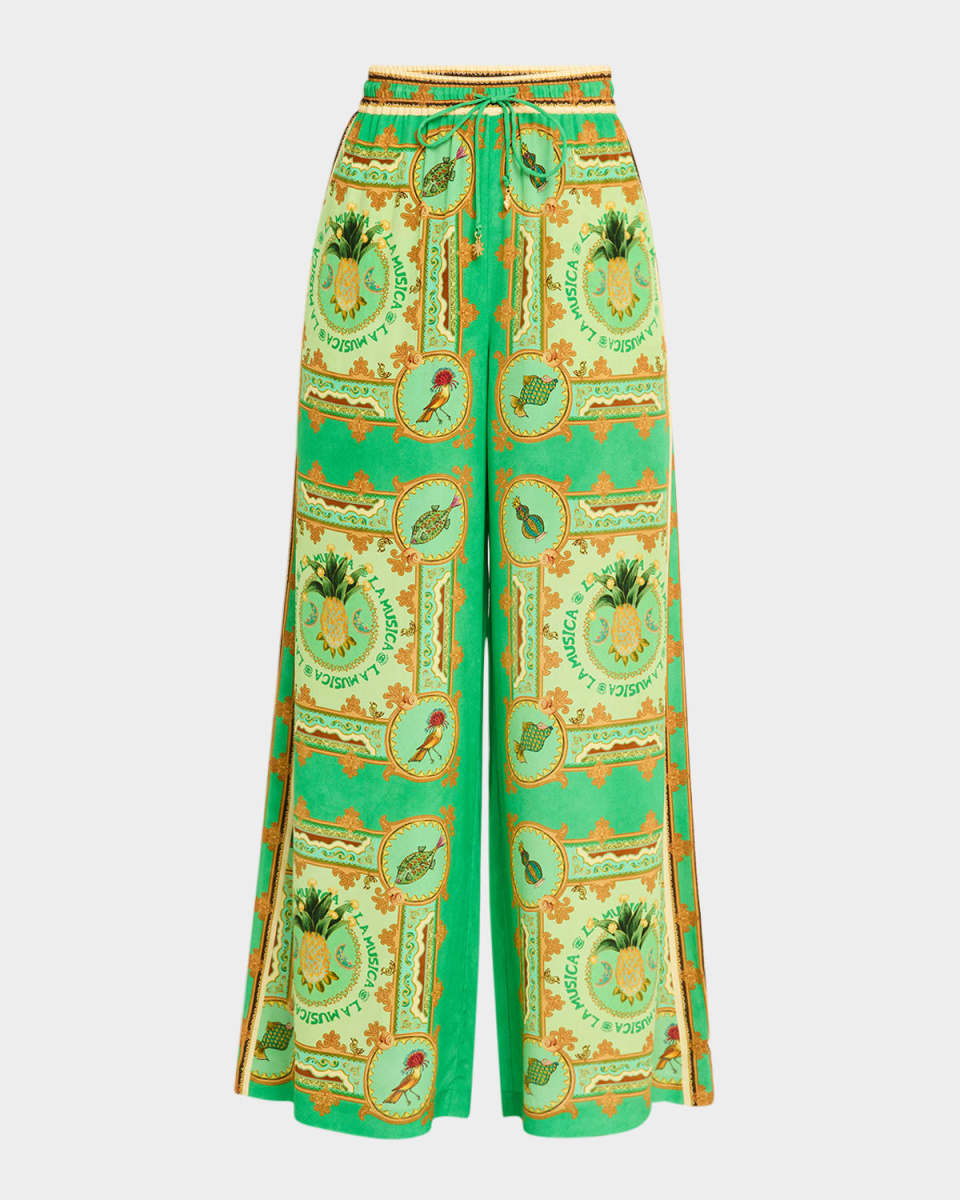 La Musica Silk Pants
